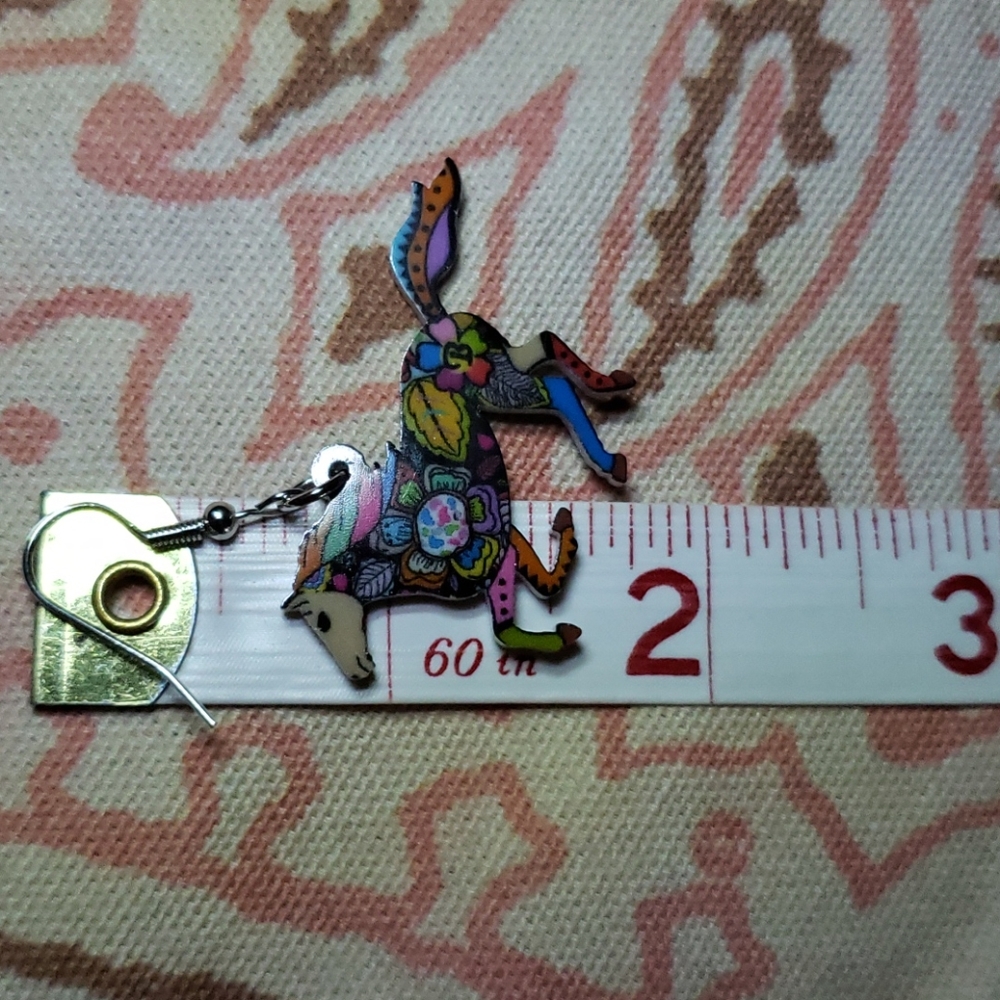 Horse Earrings. Western. Country Cowgirl. Rodeo - Picture 5 of 8